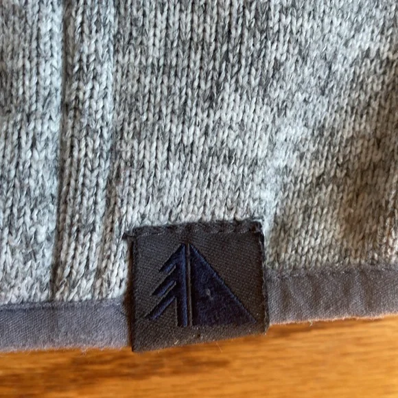 Women's L.L.Bean Sweater Fleece Pullover Size Medium Pewter Color - Picture 4 of 9